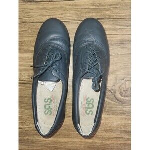 Women's LeatherSAS San Antonio Shoemakers TripAdvisor Comfort Navy Size 8 Medium
